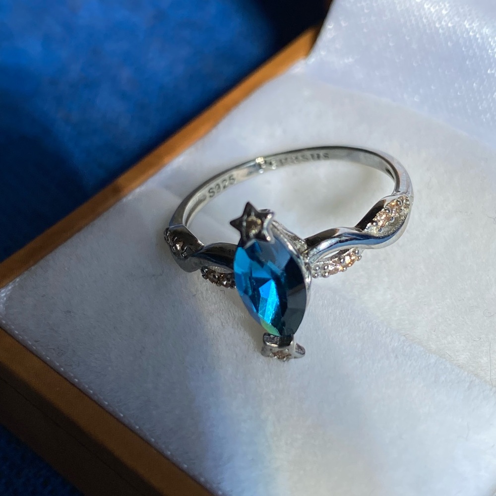 Set of 3 sterling silver Stargazing rings - Picture 7 of 8